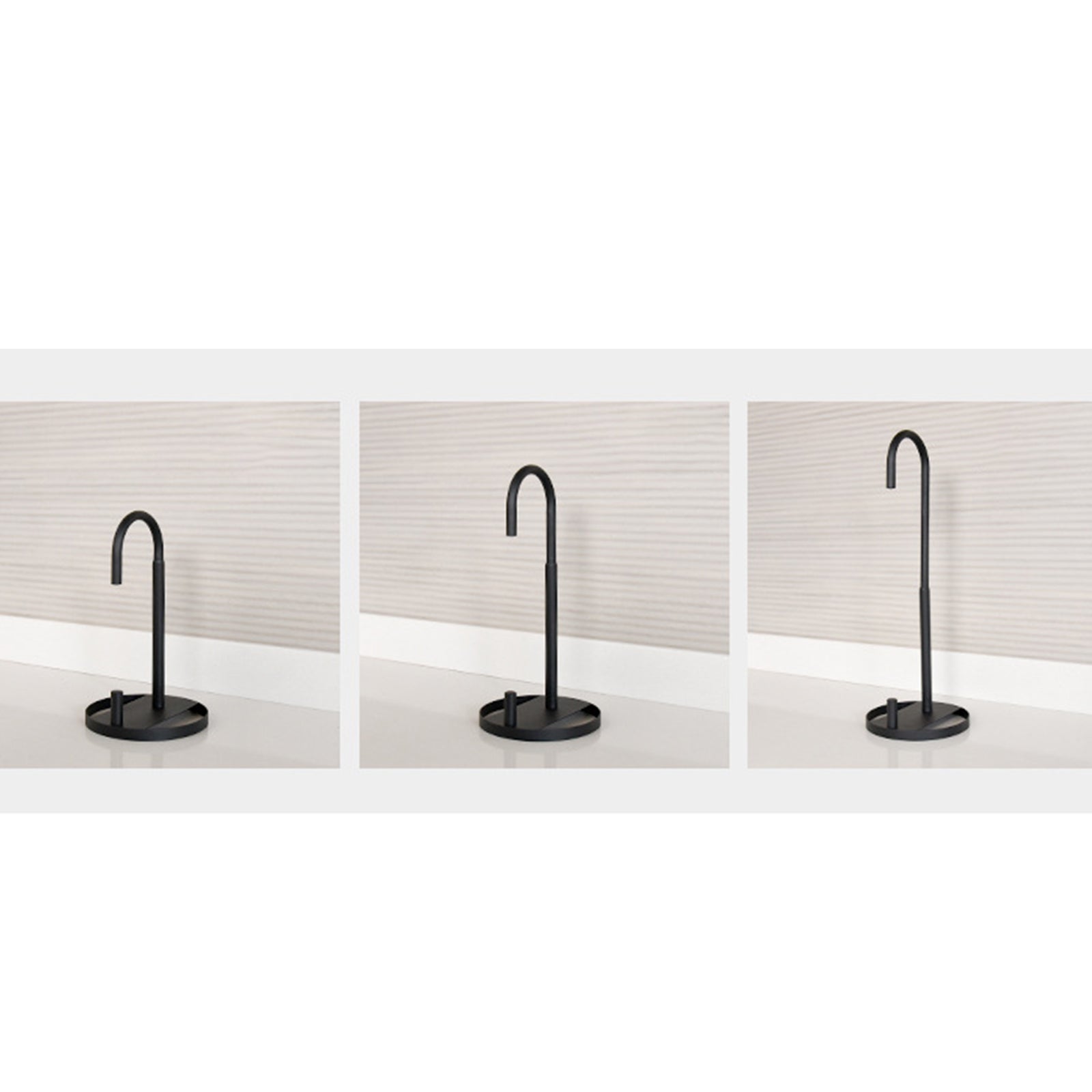 Telescopic Height Carbon Steel Desktop Roll Paper Towel Holder Rack, Arc Type Telescopic Height Carbon Steel Desktop Roll Paper Towel Holder Rack, Arc Type